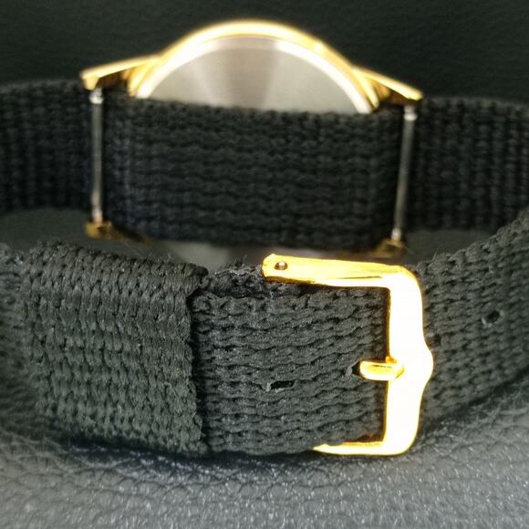 Vintage 1975 Montine Of Switzerland  Manual Mens Gold Watch W/Nato Strap - Picture 2 of 9